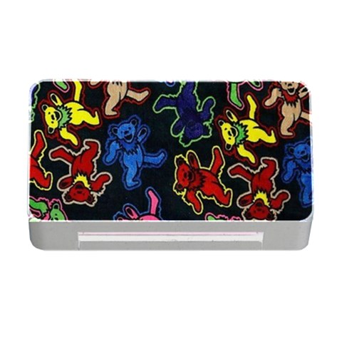 Bears Colors Dead Head Deadhead Grateful Dead Memory Card Reader with CF from ArtsNow.com Front