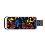 Bears Colors Dead Head Deadhead Grateful Dead Portable USB Flash (One Side)