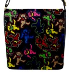 Bears Colors Dead Head Deadhead Grateful Dead Flap Closure Messenger Bag (S)