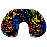 Bears Colors Dead Head Deadhead Grateful Dead Travel Neck Pillow