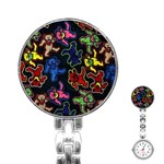 Bears Colors Dead Head Deadhead Grateful Dead Stainless Steel Nurses Watch