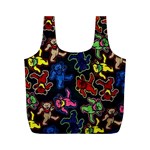 Bears Colors Dead Head Deadhead Grateful Dead Full Print Recycle Bag (M)