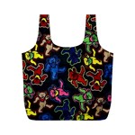 Bears Colors Dead Head Deadhead Grateful Dead Full Print Recycle Bag (M)