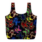 Bears Colors Dead Head Deadhead Grateful Dead Full Print Recycle Bag (L)