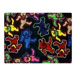 Bears Colors Dead Head Deadhead Grateful Dead Premium Plush Fleece Blanket (Mini)