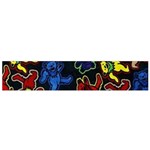 Bears Colors Dead Head Deadhead Grateful Dead Small Premium Plush Fleece Scarf