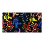 Bears Colors Dead Head Deadhead Grateful Dead Satin Wrap 35  x 70 