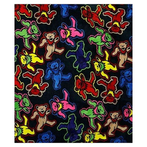 Bears Colors Dead Head Deadhead Grateful Dead Drawstring Pouch (XS) from ArtsNow.com Front