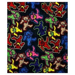 Bears Colors Dead Head Deadhead Grateful Dead Drawstring Pouch (XS) from ArtsNow.com Back