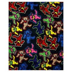 Bears Colors Dead Head Deadhead Grateful Dead Drawstring Pouch (XL) from ArtsNow.com Front