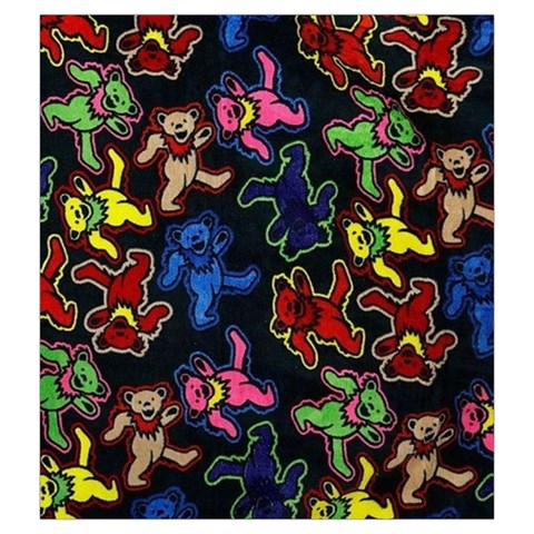 Bears Colors Dead Head Deadhead Grateful Dead Drawstring Pouch (2XL) from ArtsNow.com Front