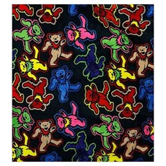 Bears Colors Dead Head Deadhead Grateful Dead Drawstring Pouch (2XL) from ArtsNow.com Back
