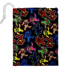 Bears Colors Dead Head Deadhead Grateful Dead Drawstring Pouch (4XL) from ArtsNow.com Back