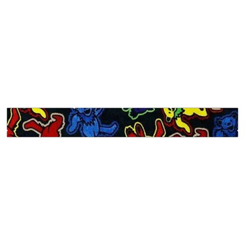 Bears Colors Dead Head Deadhead Grateful Dead Make Up Case (Small) from ArtsNow.com Zipper Tape Front