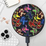 Bears Colors Dead Head Deadhead Grateful Dead Wireless Fast Charger(Black)