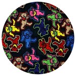 Bears Colors Dead Head Deadhead Grateful Dead Round Trivet