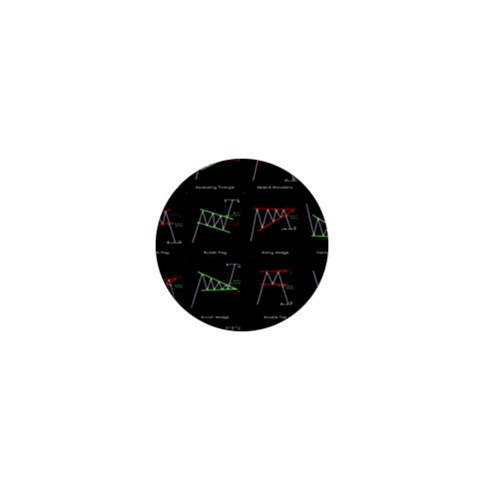 Chart Pattern 1  Mini Magnets from ArtsNow.com Front