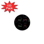 Chart Pattern 1  Mini Magnets (100 pack) 