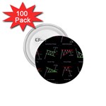 Chart Pattern 1.75  Buttons (100 pack) 