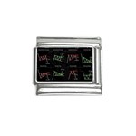 Chart Pattern Italian Charm (9mm)