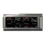 Chart Pattern Superlink Italian Charm (9mm)