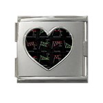 Chart Pattern Mega Link Heart Italian Charm (18mm)