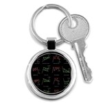 Chart Pattern Key Chain (Round)