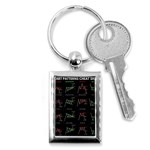 Chart Pattern Key Chain (Rectangle)