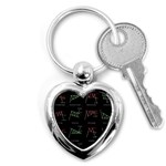 Chart Pattern Key Chain (Heart)