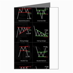 Chart Pattern Greeting Cards (Pkg of 8) from ArtsNow.com Left