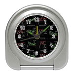 Chart Pattern Travel Alarm Clock