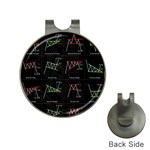 Chart Pattern Hat Clips with Golf Markers