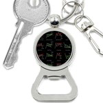 Chart Pattern Bottle Opener Key Chain