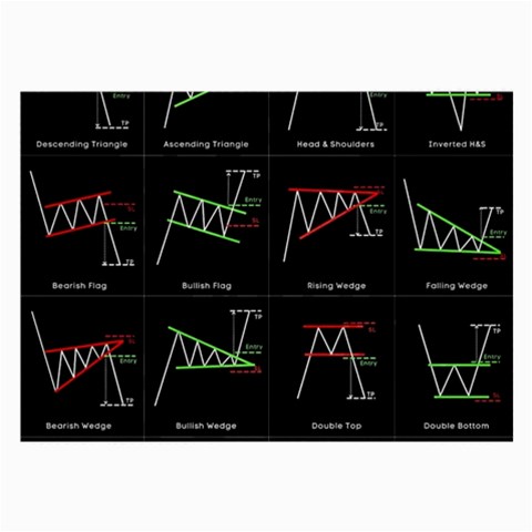 Chart Pattern Large Glasses Cloth (2 Sides) from ArtsNow.com Front