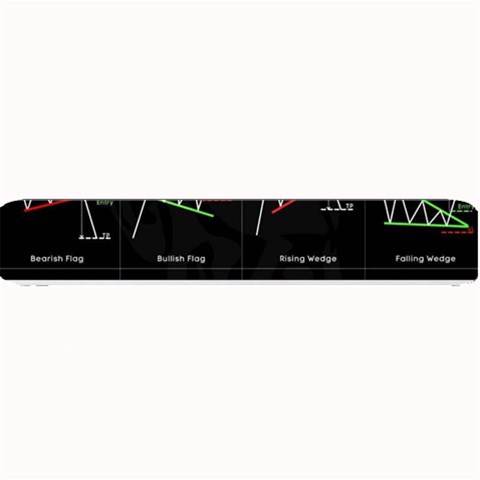 Chart Pattern Small Bar Mat from ArtsNow.com 24 x4  Bar Mat