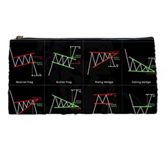 Chart Pattern Pencil Case from ArtsNow.com Front
