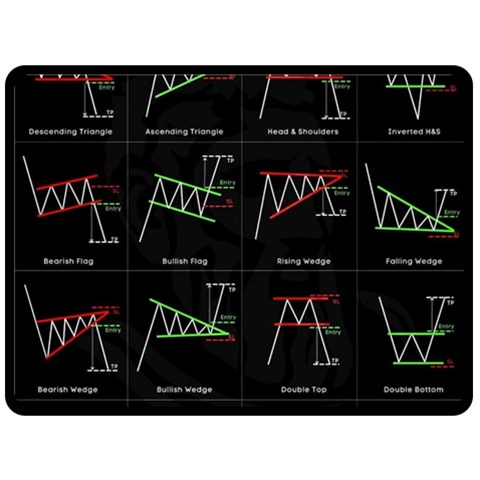 Chart Pattern One Side Fleece Blanket (Large) from ArtsNow.com 80 x60  Blanket Front
