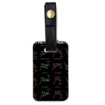 Chart Pattern Luggage Tag (one side)