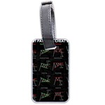 Chart Pattern Luggage Tag (two sides)