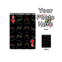 Chart Pattern Playing Cards 54 Designs (Mini) from ArtsNow.com Front - Heart9