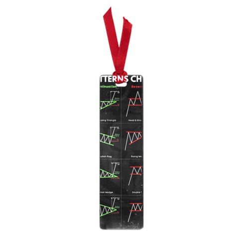 Chart Pattern Small Book Marks from ArtsNow.com Front