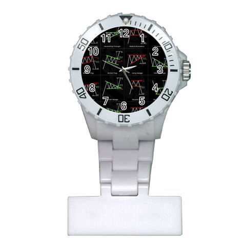 Chart Pattern Plastic Nurses Watch from ArtsNow.com Front
