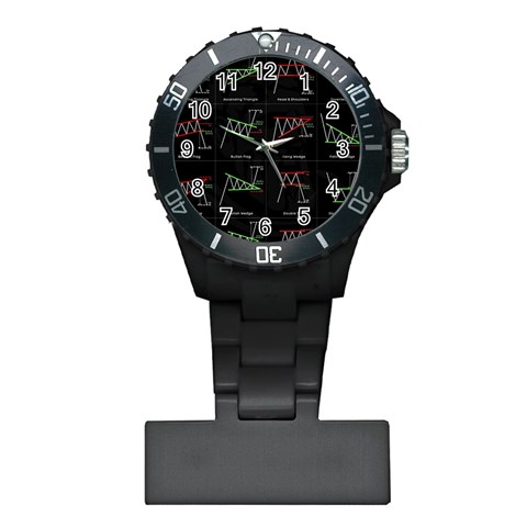 Chart Pattern Plastic Nurses Watch from ArtsNow.com Front