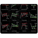 Chart Pattern Fleece Blanket (Medium)