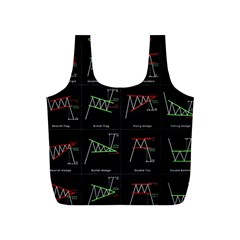 Chart Pattern Full Print Recycle Bag (S) from ArtsNow.com Front