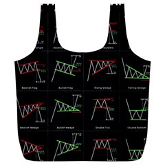 Chart Pattern Full Print Recycle Bag (XL) from ArtsNow.com Back