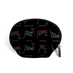 Chart Pattern Accessory Pouch (Small) from ArtsNow.com Front