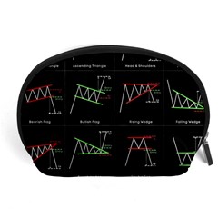 Chart Pattern Accessory Pouch (Large) from ArtsNow.com Front