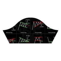 Chart Pattern Cotton Crop Top from ArtsNow.com Left Sleeve