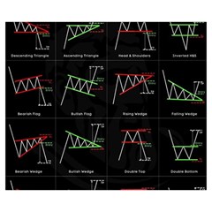 Chart Pattern Medium Tote Bag from ArtsNow.com Front